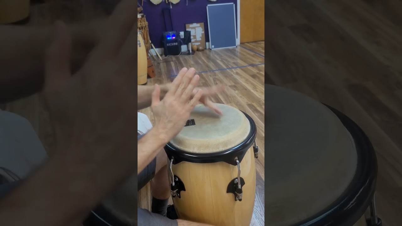 That groove tho. Playing atabaque really teaches you how to play hand drums!!