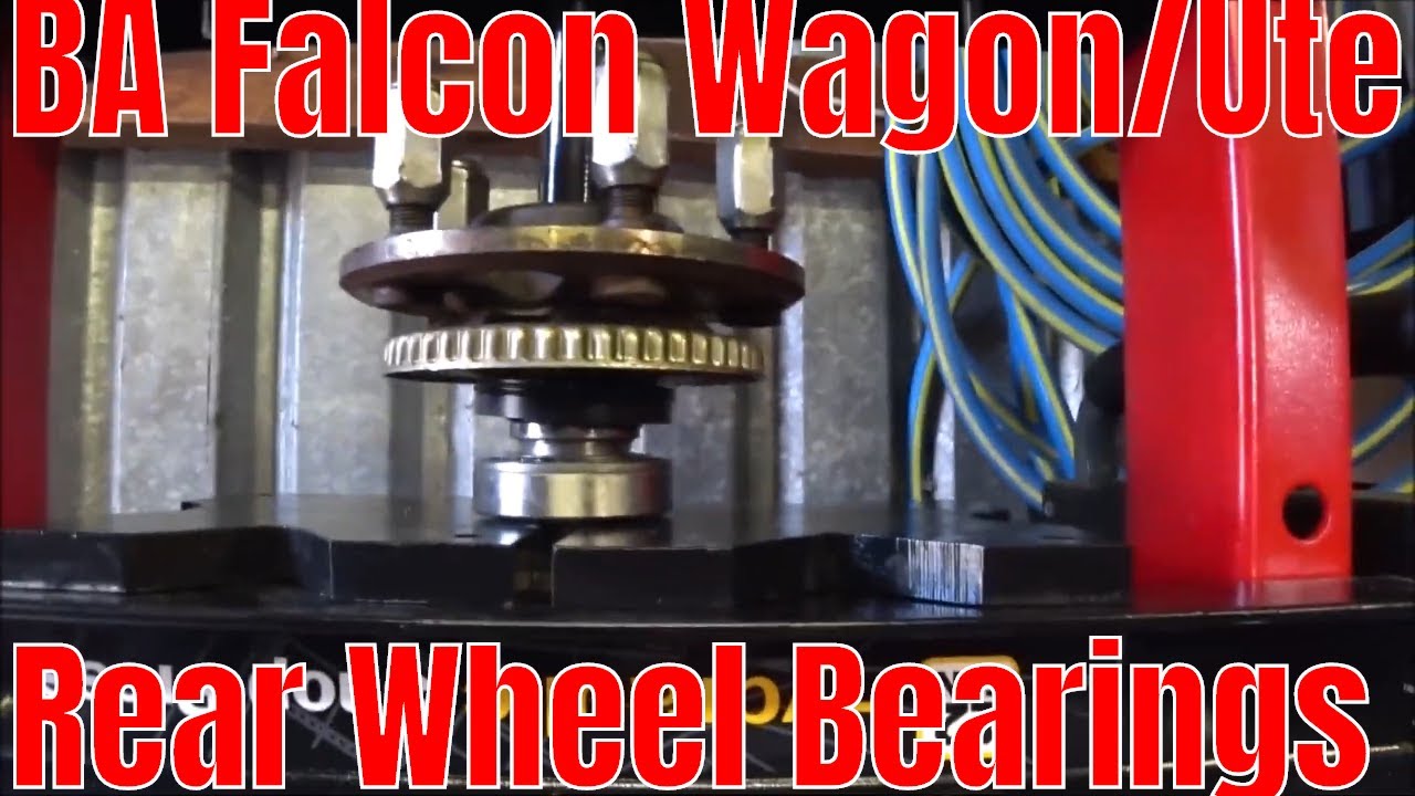 BA Falcon - How to Replace Rear Wheel Bearing - Ute and Wagon