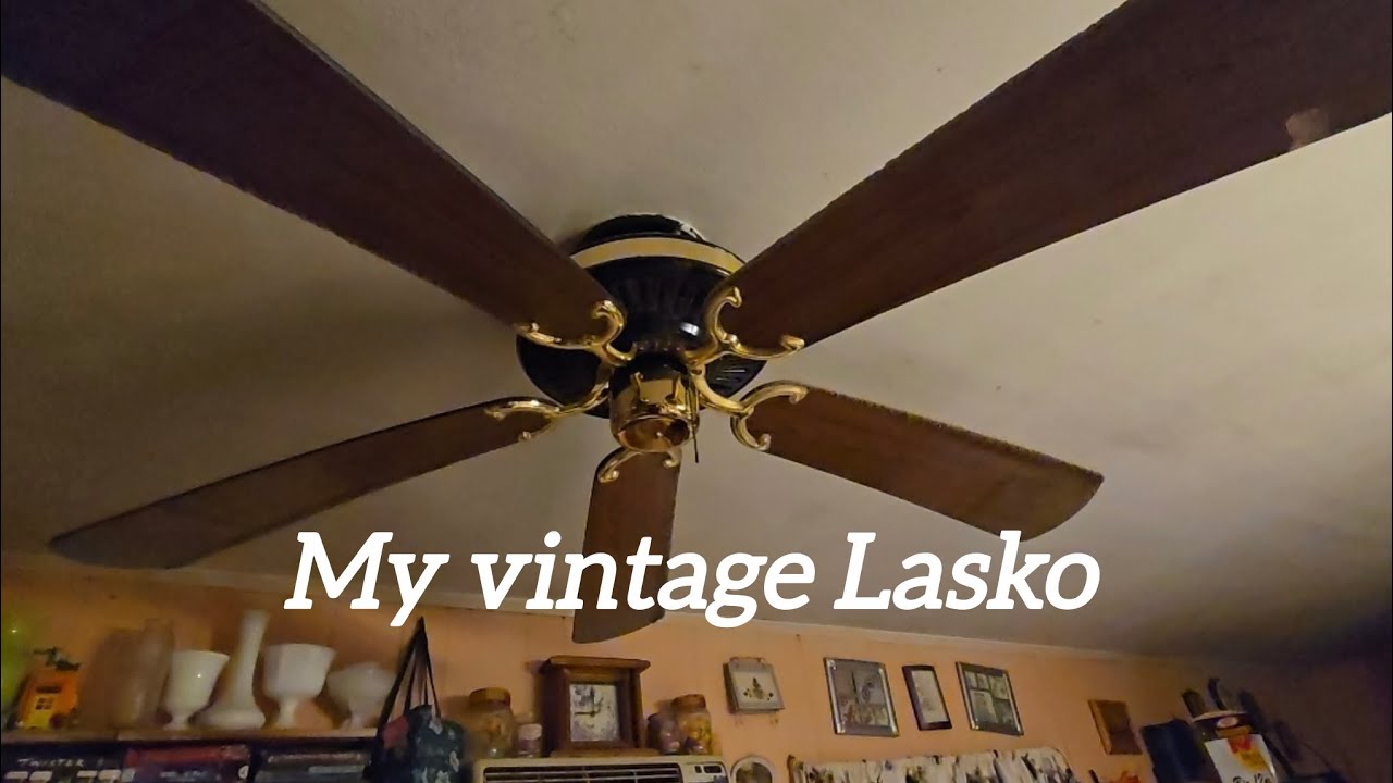 My vintage Lasko celling fan. 