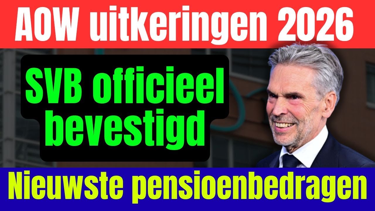 AOW uitkeringen 2026 de nieuwste pensioenbedragen en betaaldata van de SVB zijn bekend!