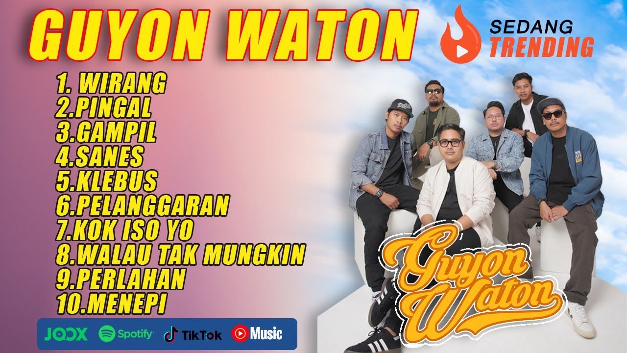 KUMPULAN PLAYLIST LAGU GUYON WATON TERBARU 2025 - LAGU TERBAIK GUYON WATON
