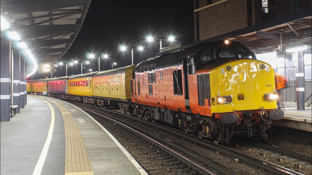 37607 working a UTU Test Train in North Kent | 16/1/2024