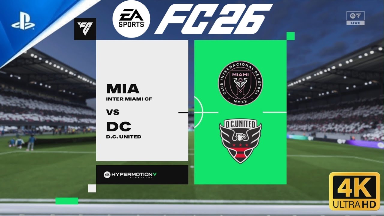 EA FC 26 - Inter Miami CF vs D.C. United | MLS