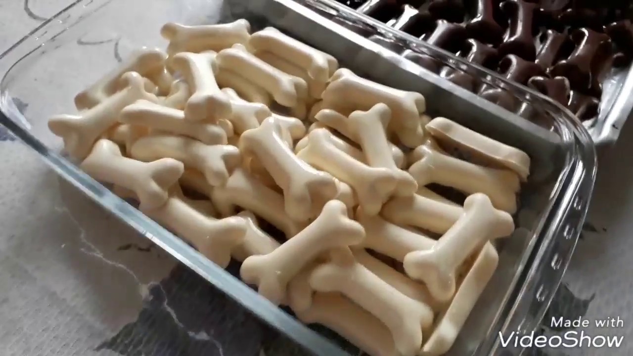 Ossinhos de chocolate festa infantil tema Patrulha Canina -  Vovó Elenita