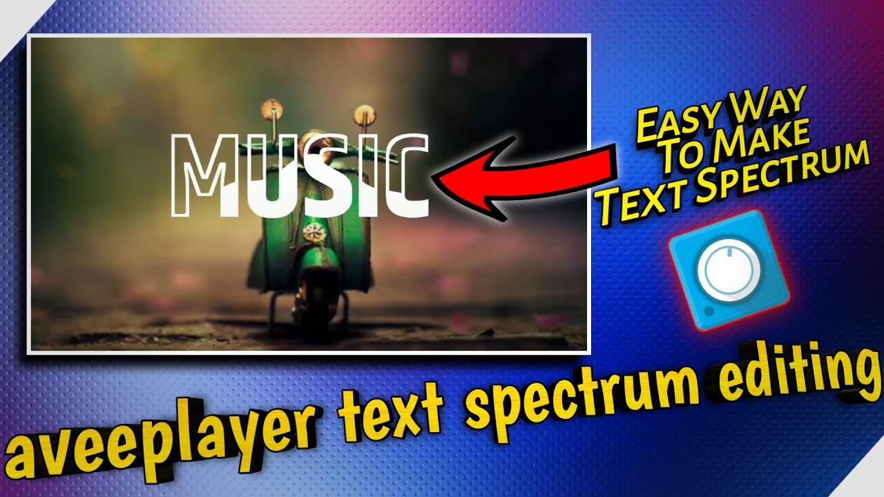 Text audio spectrum in aveeplayer | template link in descriptions | aveeplayer tutorial Pro Editing