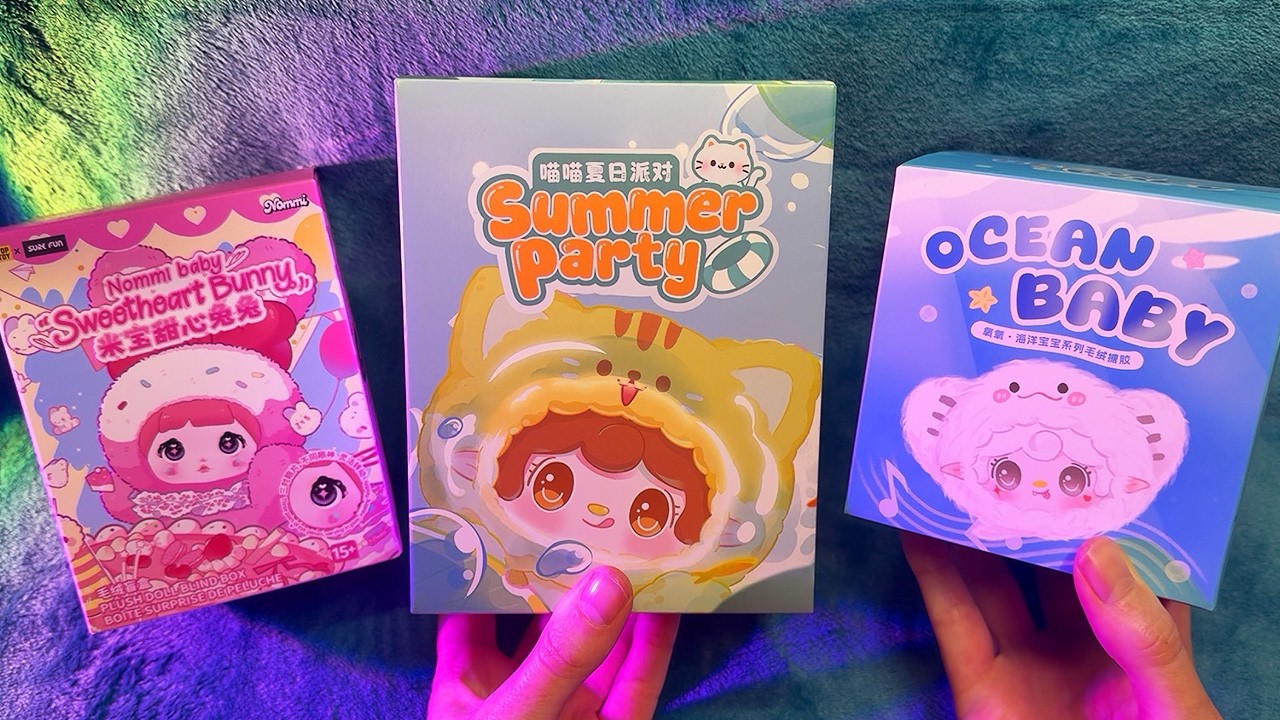 ASMR Opening Mystery Blind Boxes (Whispered)