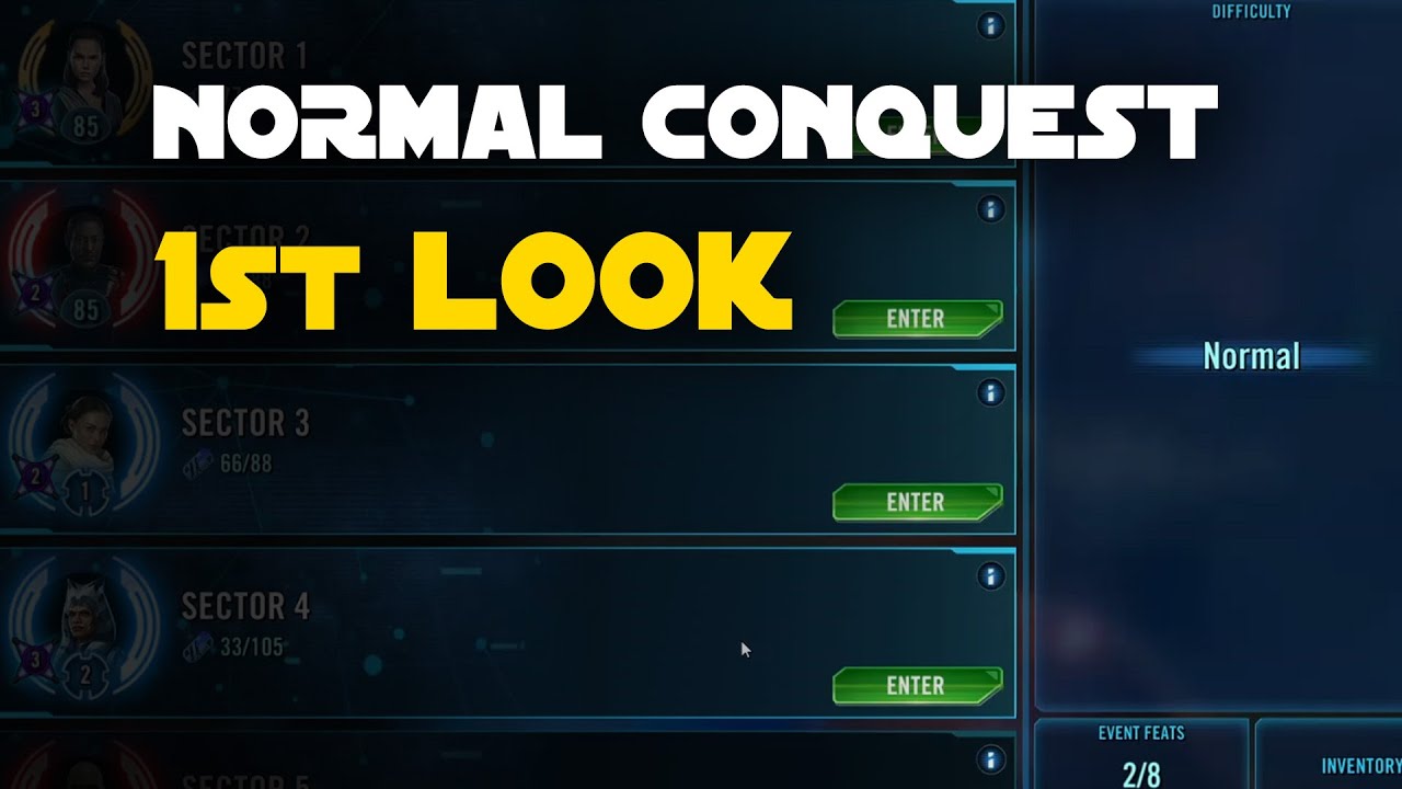 How NORMAL is Normal Conquest? | SWGOH