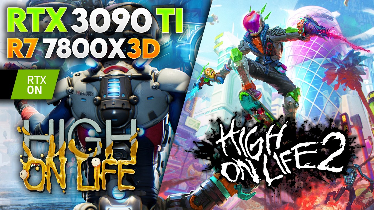 7800X3D & RTX 3090 Ti | High on Life 1 & 2 (1080p, 1440p & 4K Maximum + RT + DLSS 4.5)