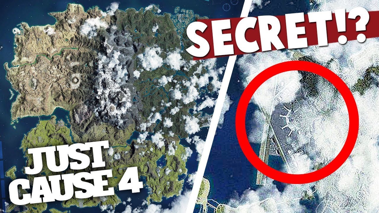 JUST CAUSE 4 OFFICIAL MAP REVEAL *SECRET MESSAGE* on the interactive map?!