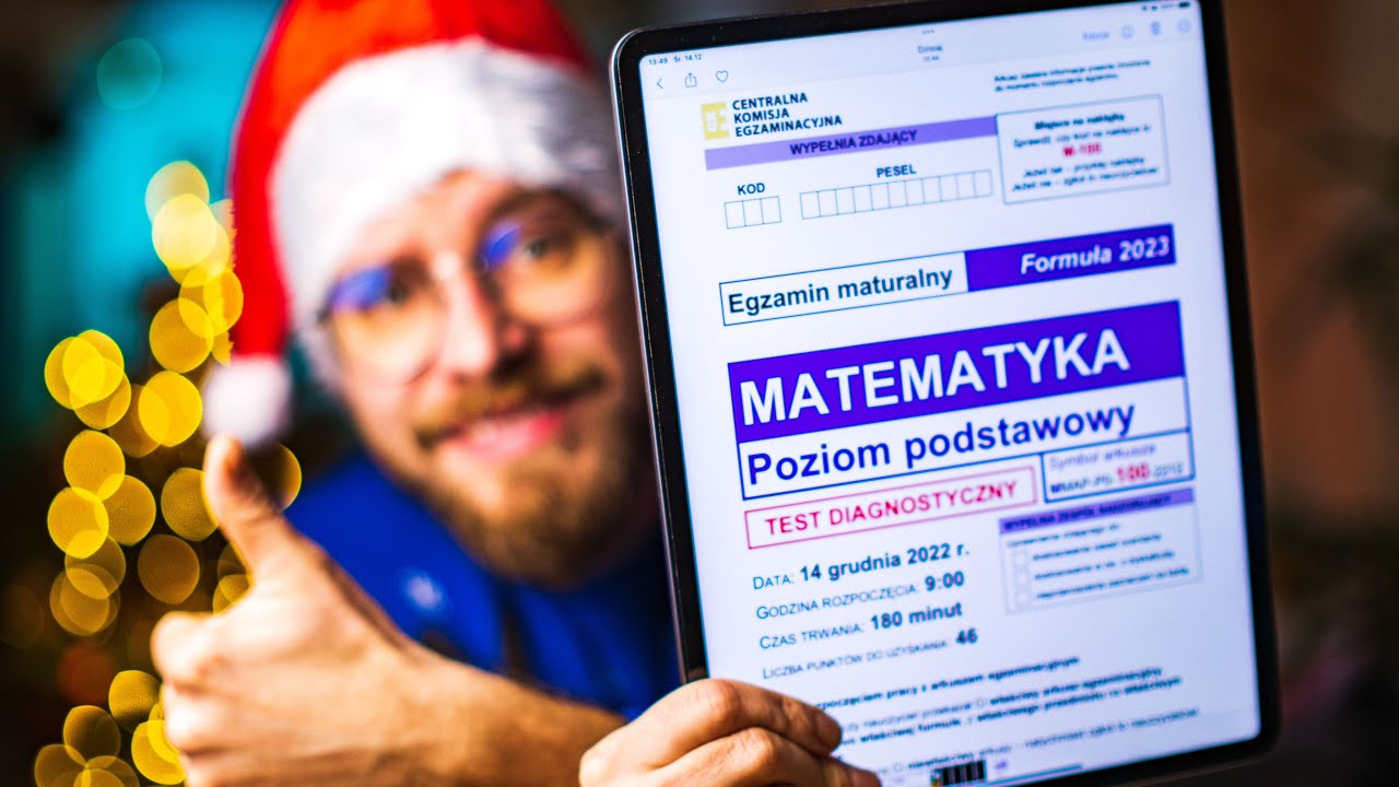 Próbna MATURA 2022 (grudzień) MATEMATYKA - „Takie ROZWIĄZANIA, że Mikołaj byłby dumny🎁”