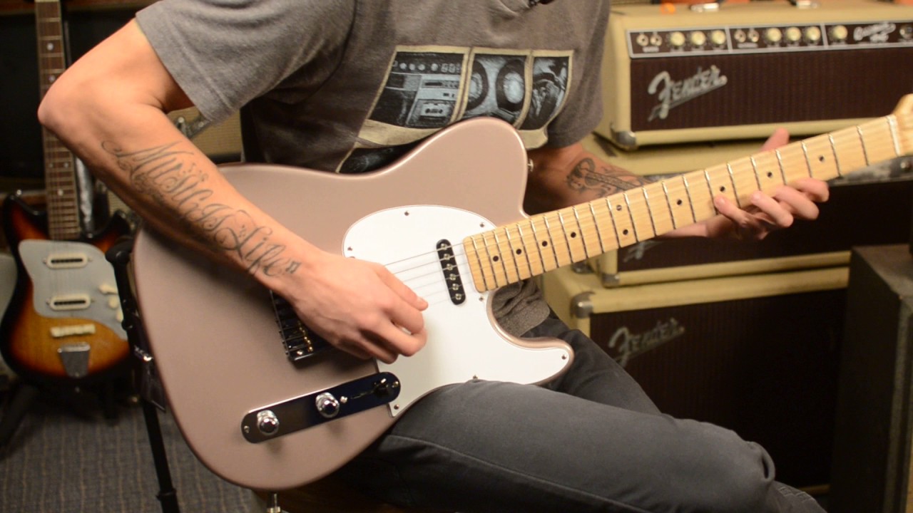 USA G&L ASAT Classic Shoreline Gold Demo