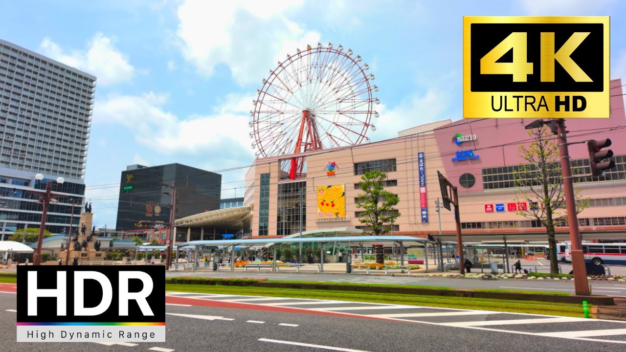 鹿児島中央駅を散歩 2024 Kagoshima Chuo Staiton, Japan walk【4K HDR】
