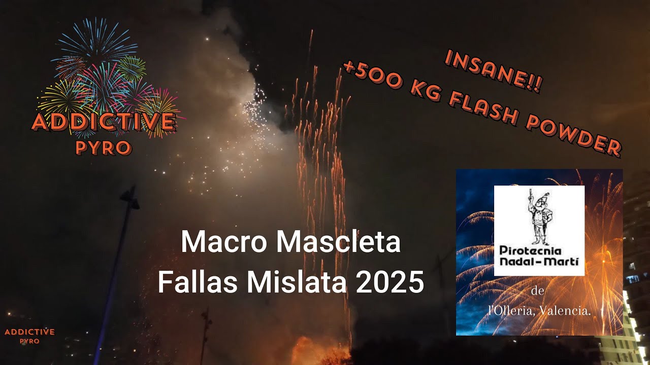 Macro Mascleta Mislata 🧨 Fallas 2025 🧨