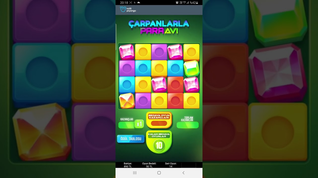 milli piyango &ccedil;arpanlarla para avı oyununda 1000 tl ile ne kazandım