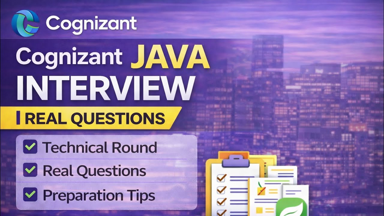 Cognizant Java Interview Experience | 3–5 Years | Real Questions | DEC 2025