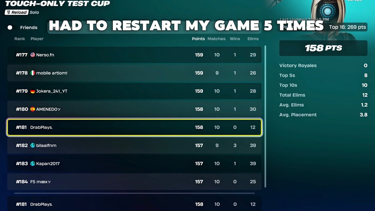 At least it was better than blitz…