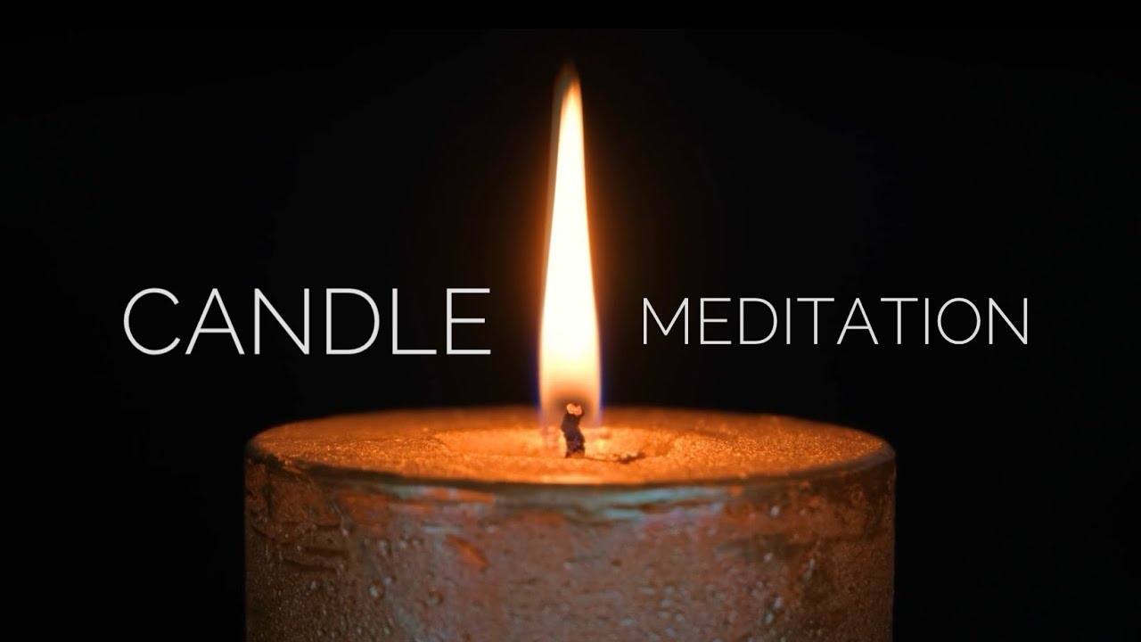 Candlelight Meditation 🕯️| Soft Crackling Flame & Brown Noise · 1 Hour