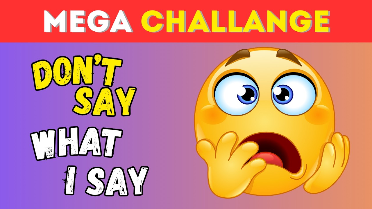 Avoid Saying The Same Things As Me 🤔🤯MEGA CHALLENGE💥🎙️