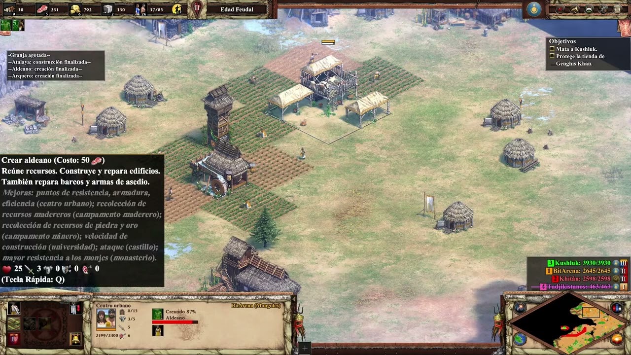 AOE2 DEFINITIVE EDITION #CAMPAÑA ASIA #GENGHIS KHAN #2 UNA VIDA DE VENGANZA