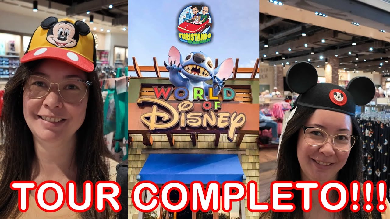 TOUR COMPLETO pela World of Disney em Orlando, a MAIOR LOJA da DISNEY!