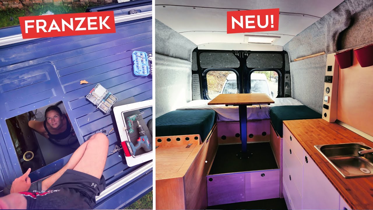 Citroën Jumper zum Camper: 6 Monate Umbau im Zeitraffer | DIY Vanlife-Projekt | Franzek
