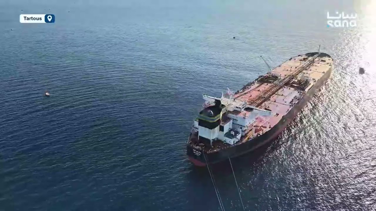 Saudi oil tanker docks at Baniyas Port with 90,000 tons of crude oil