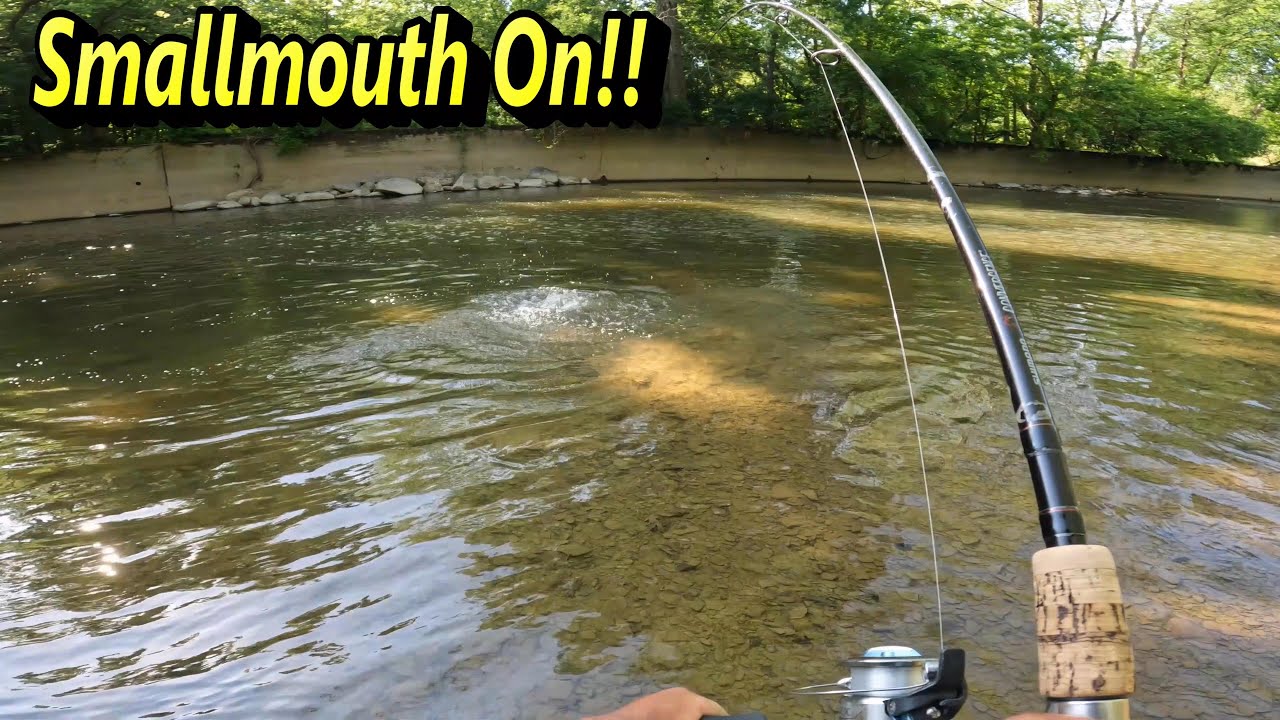 Catching Smallmouths With Whopper Plopper 90 ( River Fishing For Smallmouth bass)