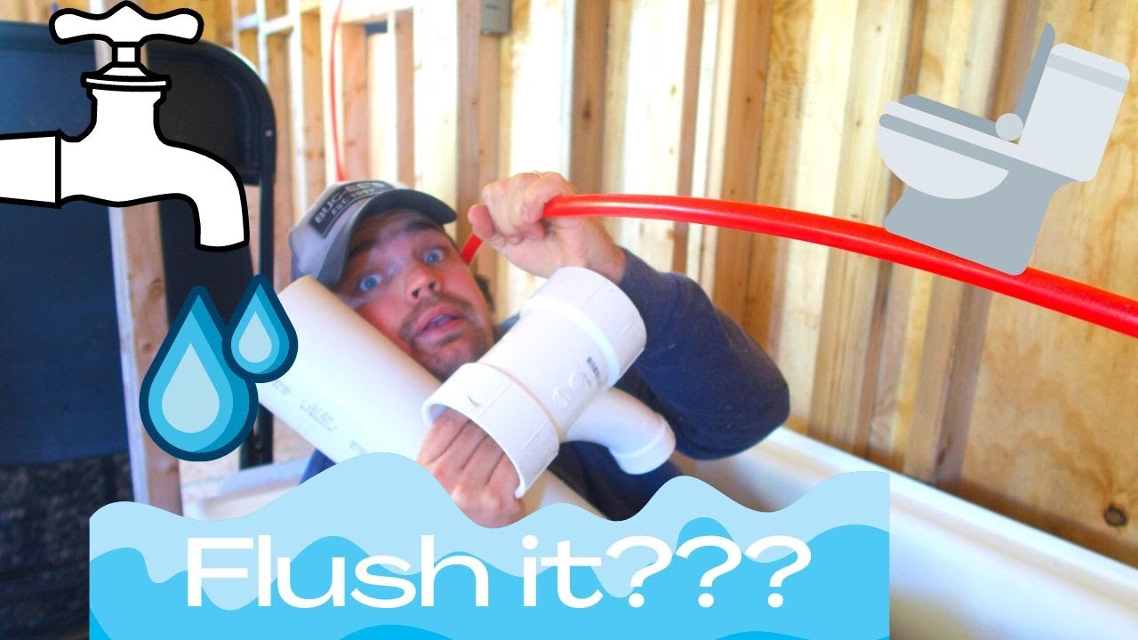 Plumbing our TINY HOME! // The rough in plumbing process