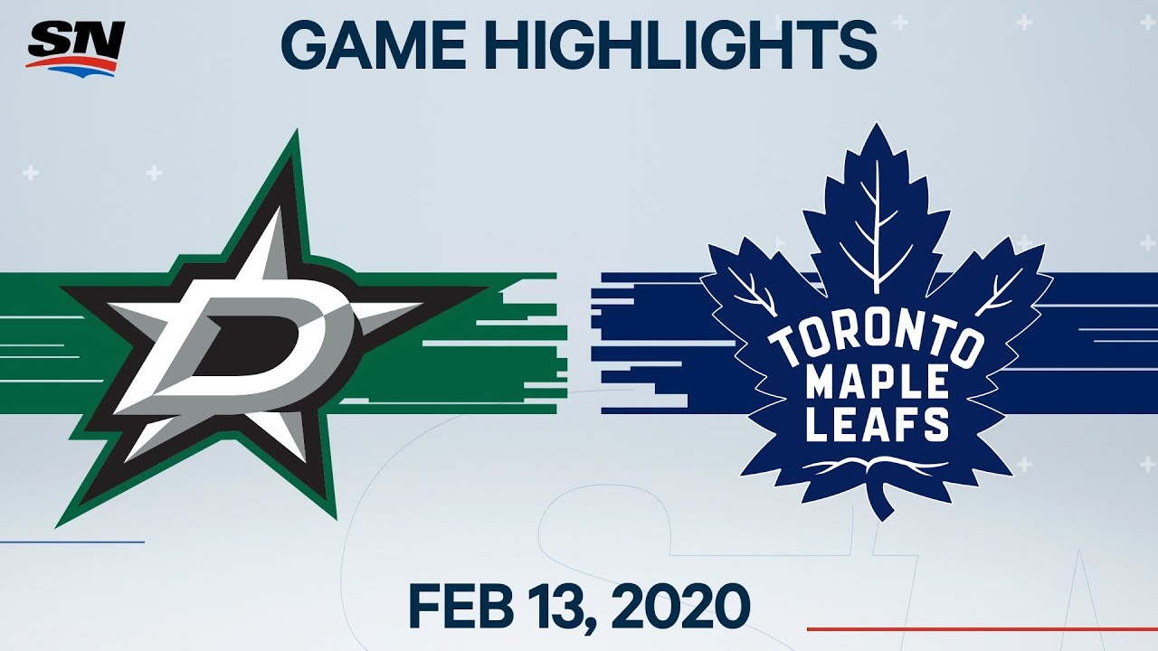 NHL Highlights | Stars vs Maple Leafs &ndash; Feb. 13, 2020