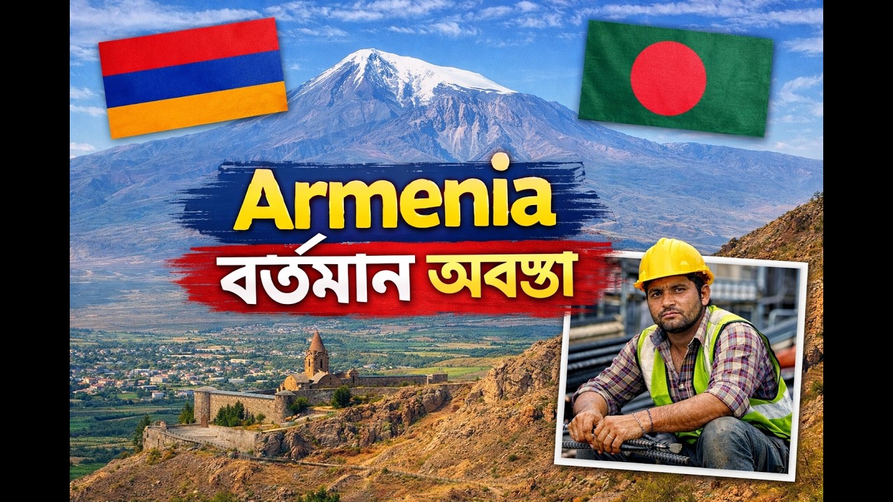 বাংলাদেশীদের জন্য আর্মেনিয়া কেমন? 🇦🇲 | Armenia Work Visa Update 2026 | Job & Salary