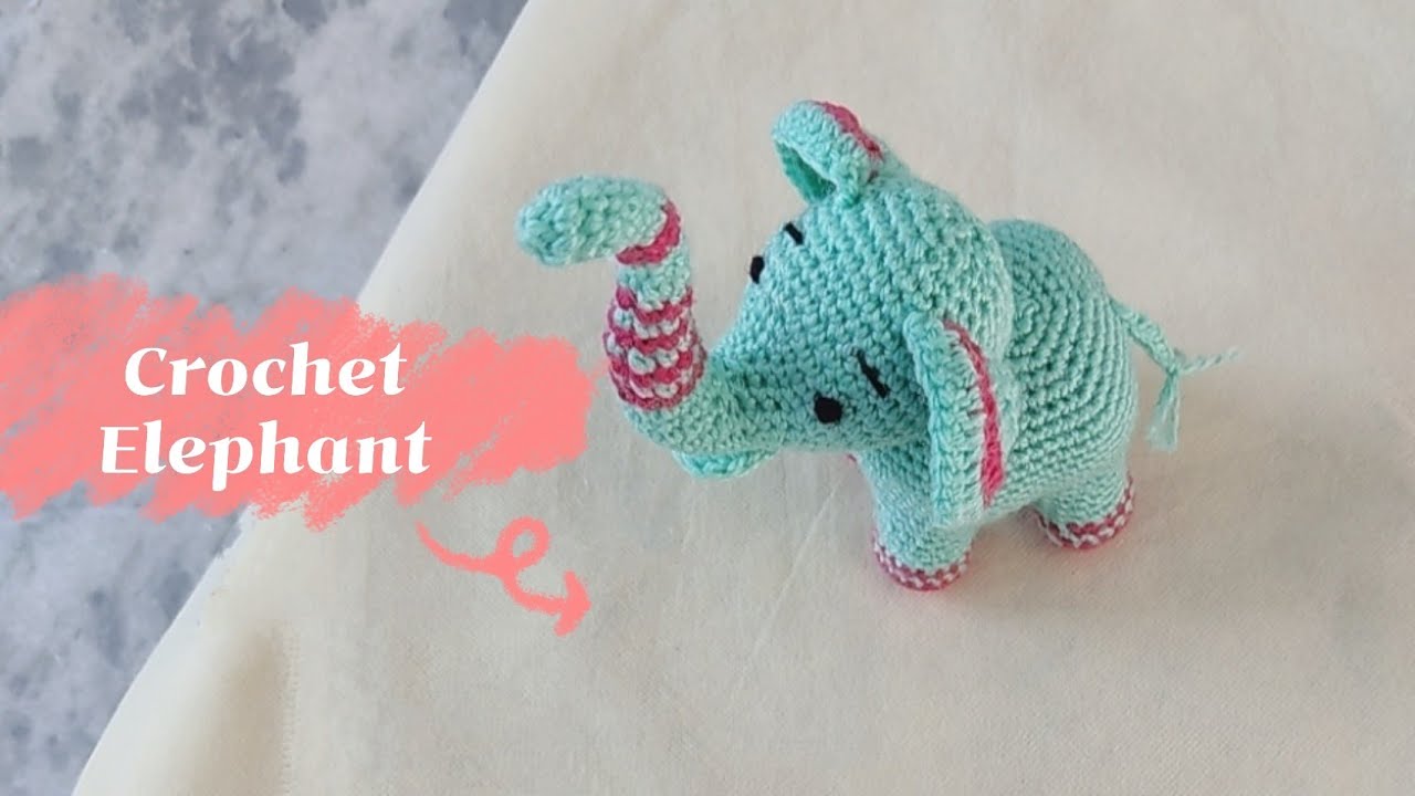 Crochet Elephant Amigurumi (part -1)#crochetelephant