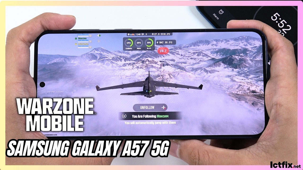 Samsung Galaxy A57 5G Call of Duty Warzone Mobile Gaming Test | Exynos 1680, 120Hz Display