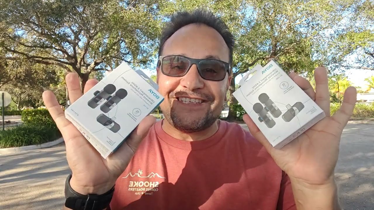 Boya Wireless Mics BY-V20 and BY-V2