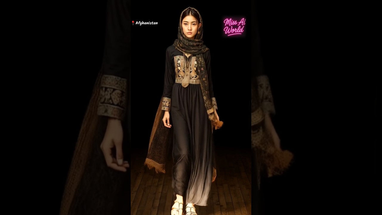 Miss World AI Fashion Rampwalk Trends Afghanistan 2025 #ytshorts #shorts #afghanistan