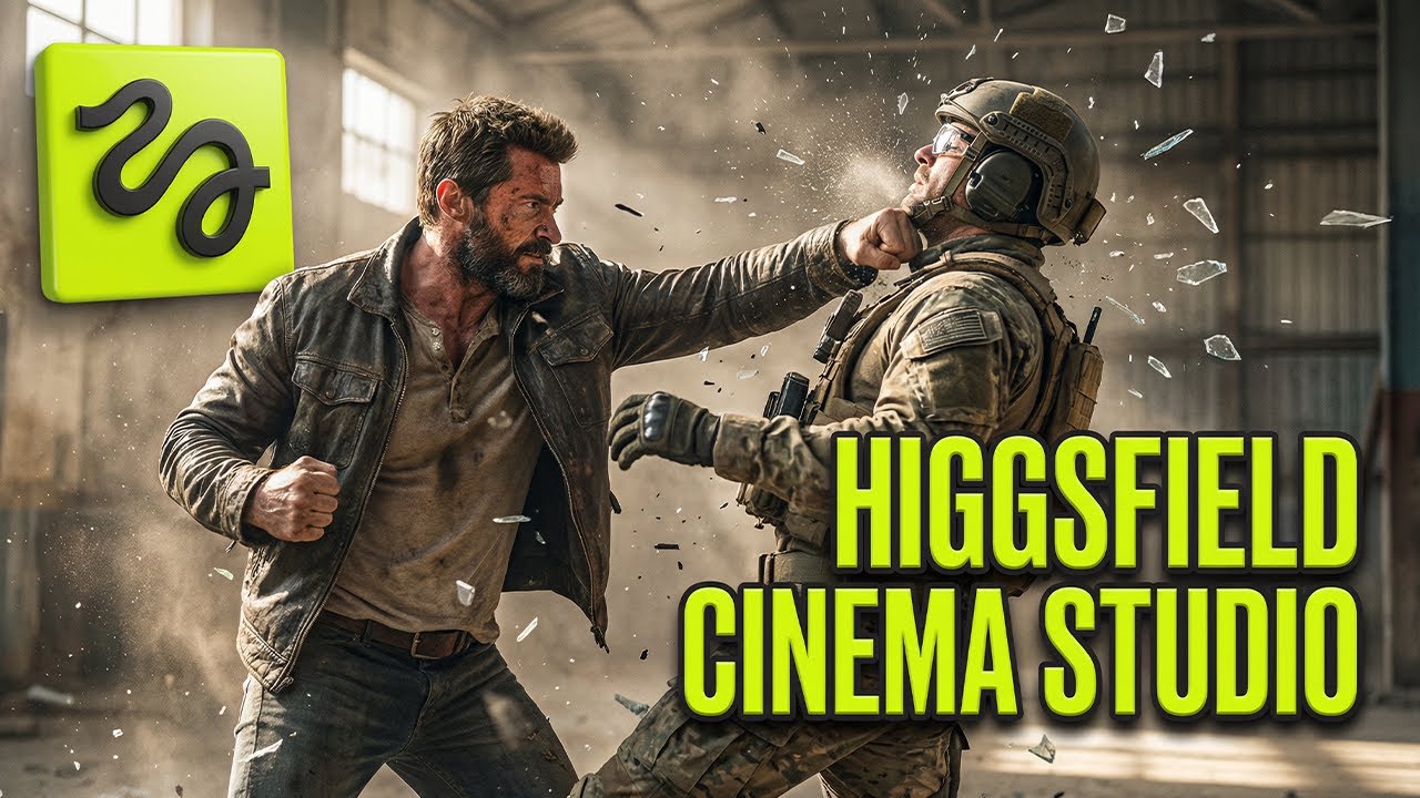I Created a Cinematic Movie Scene Using AI | Higgsfield Cinema Studio Full Demo