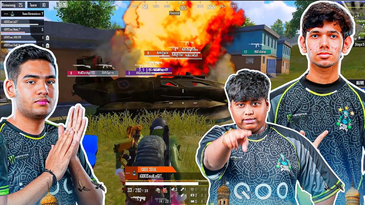 SouL Nakul Impossible 1v3 in Seconds 🔥 iQOOSouL Weltify Pro Clash Quarter Finals ✅ S8UL BGIS