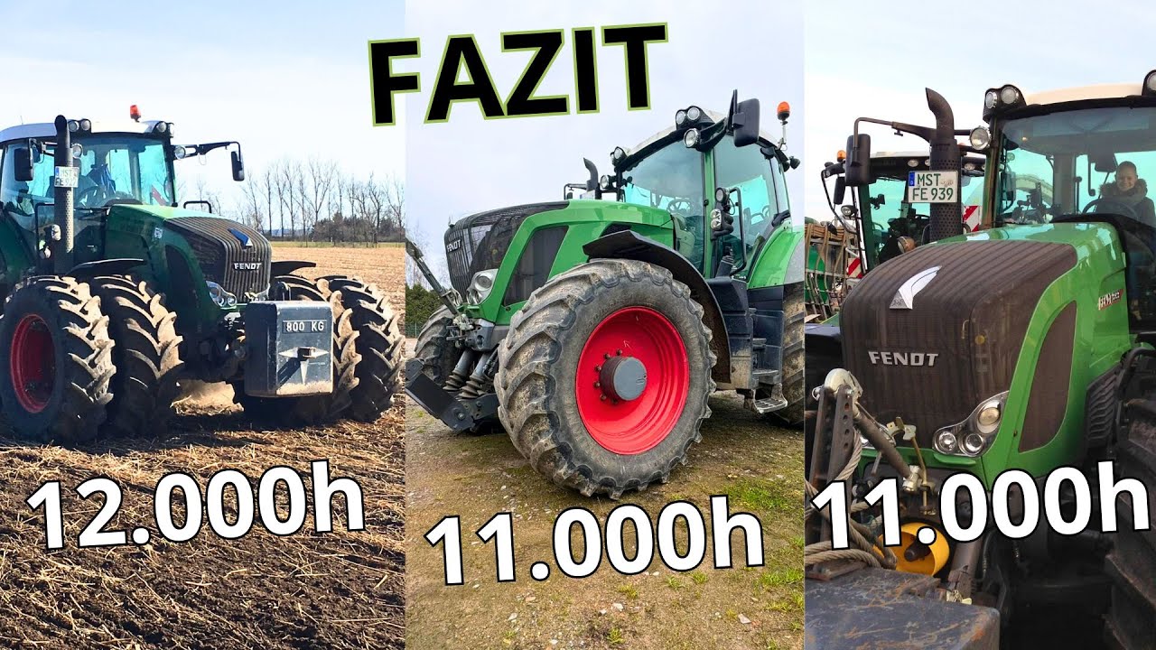Mein Fazit zu den letzten 3 FENDT 826, 939, 927