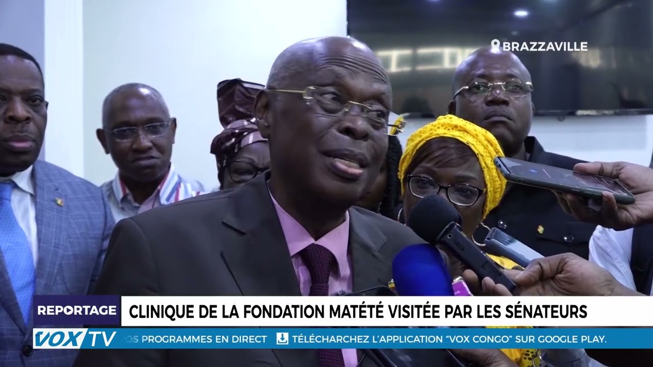 Clinique de la Fondation Matete visitée par les sénateurs