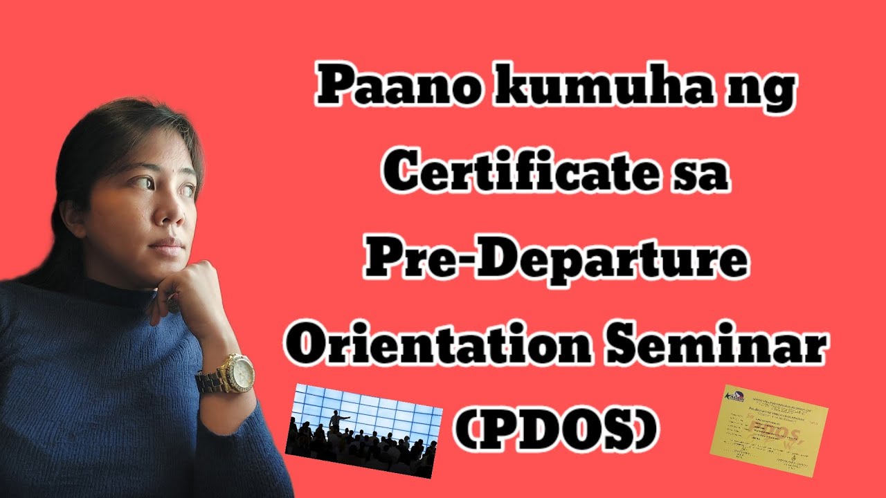 Ano ang gagawin sa PDOS? Gaano ba kahalaga ang Certificate sa PDOS?