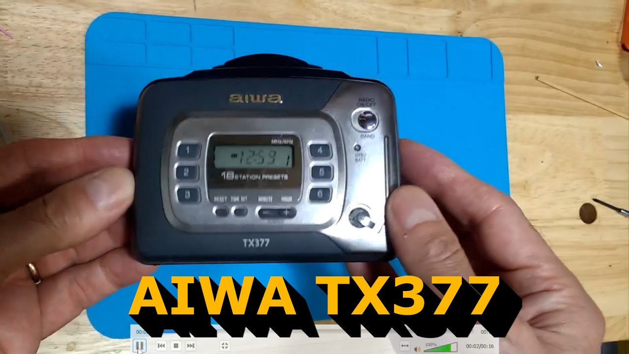 Замена ремня для плеера AIWA HS-TX377