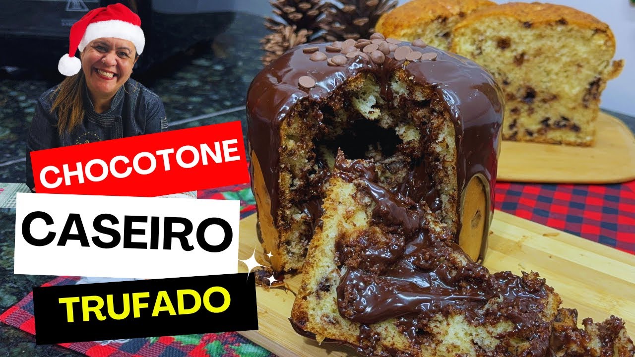 Chocotone Caseiro Trufado: Uma Delícia Irresistível!!!