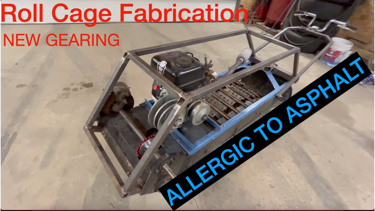 Tracksled Roll Cage And Receiver Hitch Build