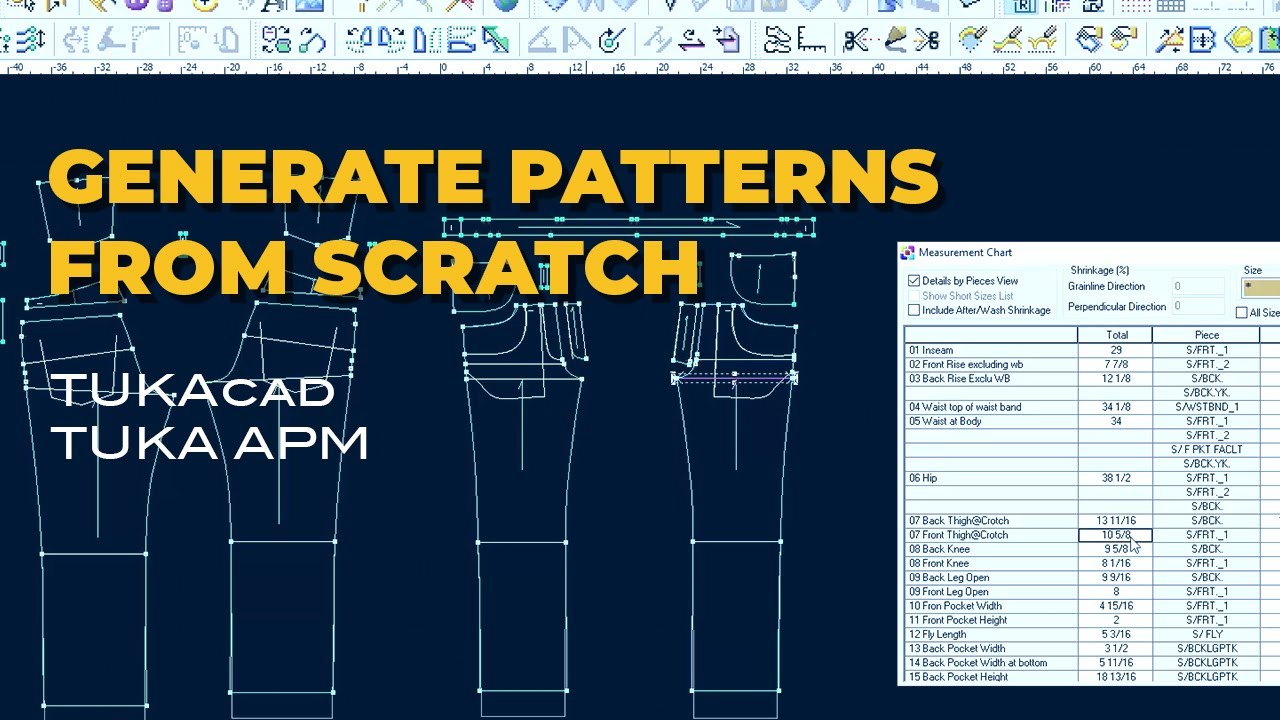 Two Ways This Software Makes Patterns For You! | TUKA APM & TUKAcad | Automatic Pattern Making