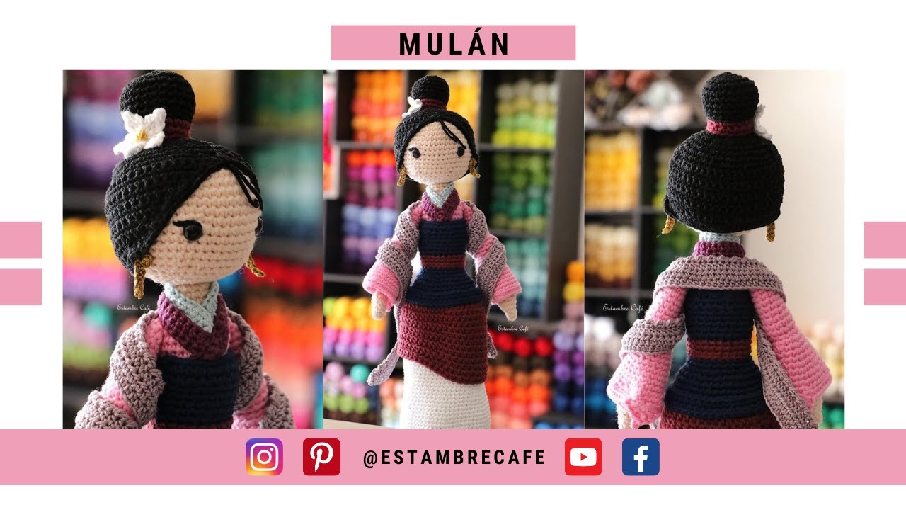 Mulán amigurumi (tutorial parte 1)