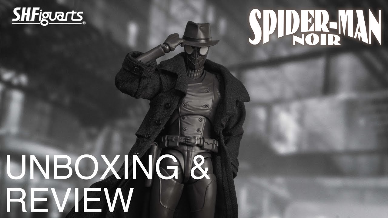 S.H.Figuarts Spider Man Noir & Spider Ham Unboxing & Review