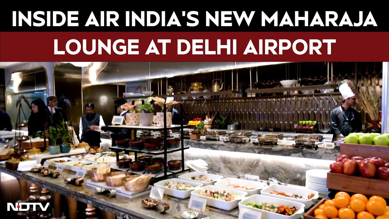 Air India News | Inside Air India's New Maharaja Lounge at Delhi Airport