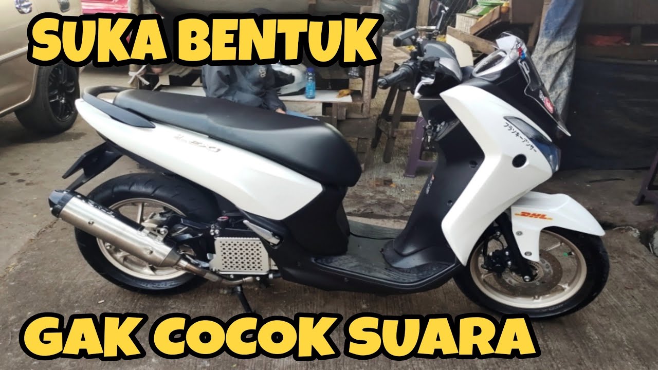 ROMBAK TOTAL SARINGAN KNALPOT ROB1 DI MOTOR METIK YAMAHA LEXI