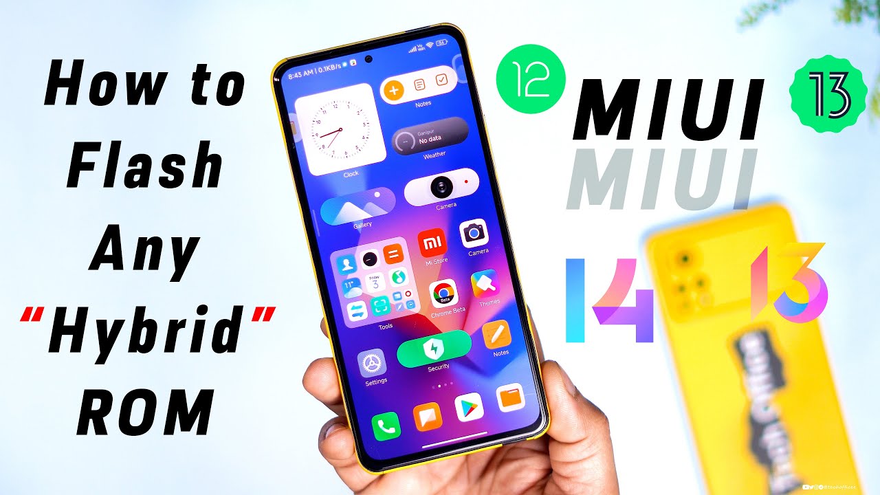 How to flash HyBrid ROMs in any Xiaomi, Redmi, Poco Phones | 2 Way to install Hybrid ROMs