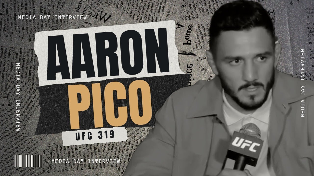 Aaron Pico Full UFC 319 Pre-Fight Media Day Interview