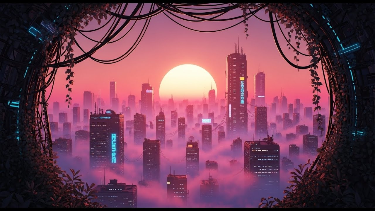 Retro Dystopia Lofi Tokyo ✨ 80s Vibes | Nostalgic Chill Beats for Study & Relaxation
